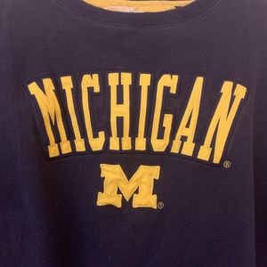 Vintage U of M Sweatshirt... GO BLUE!